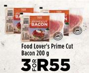 Food Lover's Prime Cut Bacon-For 3 x 200g
