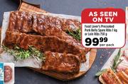 Food Lover's Precooked Pork Belly Spare Ribs 1kg Or Loin Ribs 750g-Per Pack