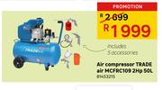 Tradeair Air Compressor Trade MCFRC109 2Hp 50L