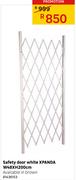 Safety Door White XPANDA W 48 X H 200cm