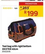 Dexter Tool Bag With Rigid Bottom 40cm