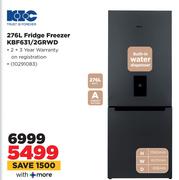 KIC 276L Fridge/Freezer KBF631/2GRWD