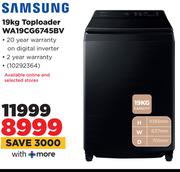 Samsung 19Kg Top Loader WA19CG6745BV