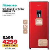 Hisense 177L Single Door Fridge H235RRE-WD