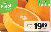 Freshline Oranges-2.5Kg Per Bag
