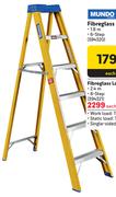 Mundo Fibreglass Ladder 8 Step 2.4m