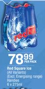 Red Square Ice (All Variants) Handies-6 x 275ml Per Pack