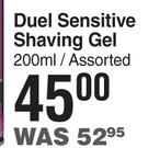 Lion For Men Duel Sensitive Shaving Gel Assorted-200ml