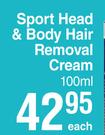 Vaya Sport Head & Body Hair Removal Cream-100ml Each