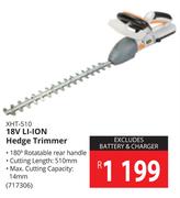 Ryobi 18V Li-Ion Hedge Trimmer XHT-510