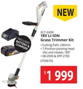 Ryobi 18V Li-Ion Grass Trimmer Kit XLT-240K