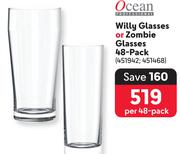 Ocean Willy Glasses or Zombie Glasses 48 Pack-Per 48 Pack