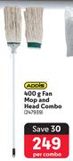 Addis Fan Mop And head Combo-400g Per Combo