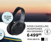 Sony Noise Cancelling Headphones WH-1000XMK3 (Bluetooth)