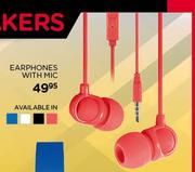 M Stuff Earphones With Mic