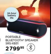 Sony Portable Bluetooth Speaker SRS-XB31