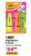 Bic Highlighter 4 Pack (818266)