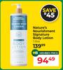 Nature's Nourishment Signature Body Lotion-1L