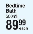 Johnson's Bedtime Bath-500ml Each