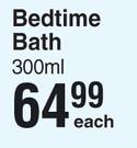 Johnson's Bedtime Bath-300ml Each