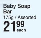 Johnson's Baby Soap Bar Assorted-175g Each