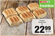 Freshline Roosterkoek-6's Per Pack