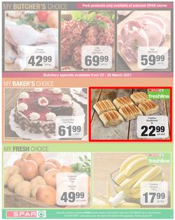 SPAR EASTERN CAPE : Your One Stop Easter Shop (23 March - 5 April 2021) Valid in Amahlathi, Bedford, Buffalo, Cala, Centane, Kwa-Fetting, Komga, Nemato, Patensie, page 5
