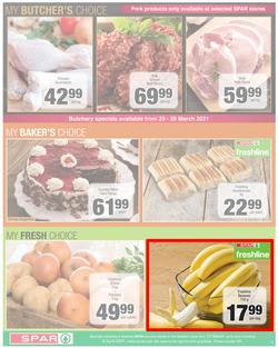 SPAR EASTERN CAPE : Your One Stop Easter Shop (23 March - 5 April 2021) Valid in Amahlathi, Bedford, Buffalo, Cala, Centane, Kwa-Fetting, Komga, Nemato, Patensie, page 5