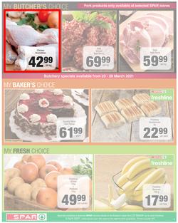 SPAR EASTERN CAPE : Your One Stop Easter Shop (23 March - 5 April 2021) Valid in Amahlathi, Bedford, Buffalo, Cala, Centane, Kwa-Fetting, Komga, Nemato, Patensie, page 5