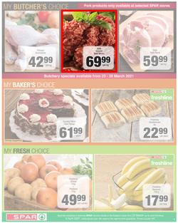 SPAR EASTERN CAPE : Your One Stop Easter Shop (23 March - 5 April 2021) Valid in Amahlathi, Bedford, Buffalo, Cala, Centane, Kwa-Fetting, Komga, Nemato, Patensie, page 5