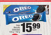 Oreo Biscuits (Selected)-133g/152g Each