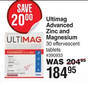 Ultimag Advanced Zinc And Magnesium-30 Effervescent Tablets