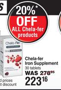 Chela-fer Iron Supplement-30 Tablets