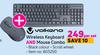 Volkano Wireless Keyboard And Mouse Combo-Per Set