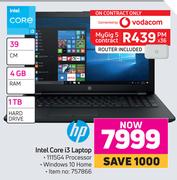 HP Intel Core i3 Laptop-On MyGig 5 Contract