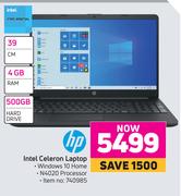 HP Intel Celeron Laptop