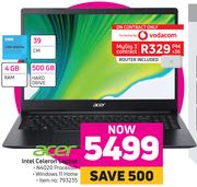 Acer Intel Celeron Laptop