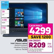 Asus Intel Celeron Laptop