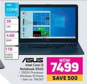Asus Intel Core i3 Notebook X540