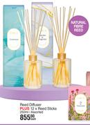 Circa Reed Diffuser Plus 12 x Reed Sticks Assorted-250ml Each