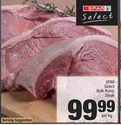 Spar Select Bulk Rump Steak-Per Kg