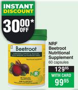 NRF Beetroot Nutritional Supplement 60 Capsules