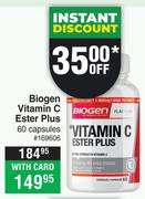 Biogen Vitamin C Ester Plus 60 Capsules