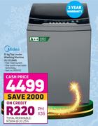 Midea 13Kg Top Loader Washing Machine KL13TLE4M