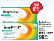 Daily Boost Multivitamin 30 Effervescent Tablets-Each