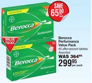 Berocca Performance Value Pack 45 Effervescent Tablets Assorted-Per Pack