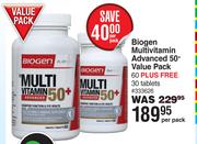 Biogen Multivitamin Advanced 50+ Value Pack 60 Plus Free 30 Tablets-Per Pack