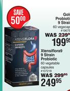 Xtensiflora9 9 Strain Probiotic 60 Vegetable Capsules