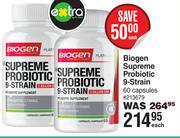 Biogen Supreme Probiotic 9-Strain 60 Capsules-Each