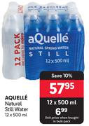 Aquelle Natural Still Water-12 x 500ml